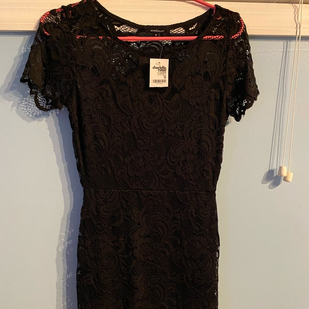 Midi black dress